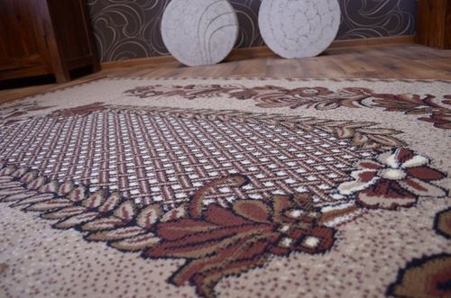 Dywan BCF KRATKA 250x350 cm brąz na Arena.pl