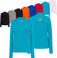 Koszulka polo damska długi rękaw TWÓJ HAFT LOGO firmowa reklamowa 20 sztuk