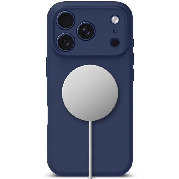 tech-protect silicone magsafe iphone 17 pro max deep blue zdjęcie 5