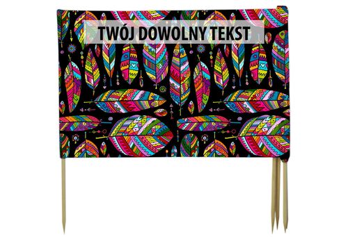 PARAWAN PLAŻOWY Kolorowe liście z indywidualnym napisem 3 PANELE 36.3 na Arena.pl