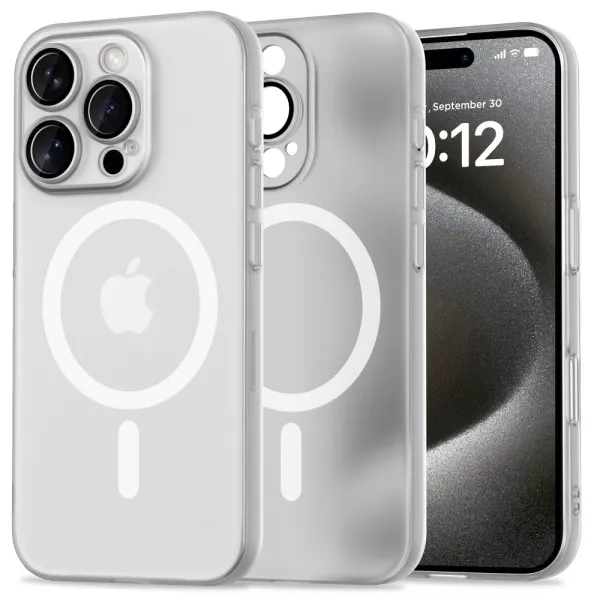 Etui Tech-Protect MagSlim MagSafe na iPhone 16 Pro Max - białe zdjęcie 1