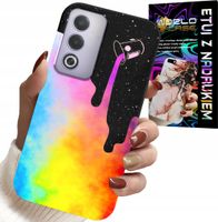 ETUI DO OPPO A80 5G - TĘCZOWE KOLOROWE WZORY, FARBA + FOLIA