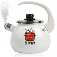 CZAJNIK TRADYCYJNY Z GWIZDKIEM DUŻY 2,5L Z RĄCZKĄ INDUKCJA GAZ UNIWERSALNY