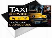 Wizytówki firmowe 100szt WIELE RÓŻNYCH WZORÓW do wyboru TAXI SERVICE