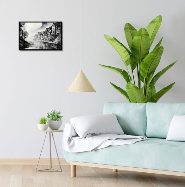 Plakat 45x30cm Mglisty Refleks zdjęcie 4