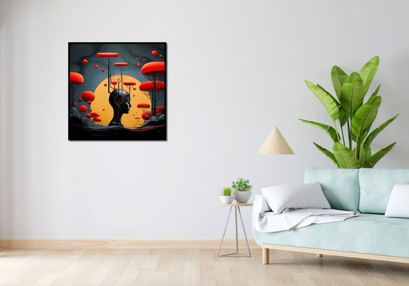 Plakat 80x80cm Myślokształty zdjęcie 4