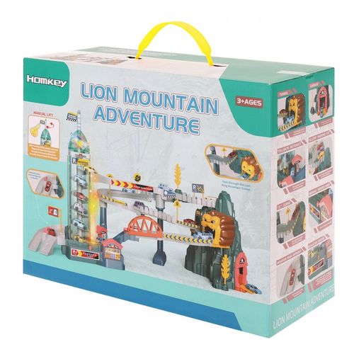 TOR WYŚCIGOWY JASKINIA LWA TOR SAMOCHODOWY ZESTAW 4 AUTKA na Arena.pl