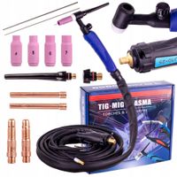 uchwyt spawalniczy tig lift flex 4m zaworek giętki palnik wtyk 9mm przegub