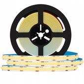Taśma LED Neon COB 12V Ciepła 5m 45W Homogeniczna 12W/m Jasne Światło
