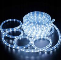 WĄŻ Świetlny 20m LED LAMPKI CHOINKOWE BIAŁY ZIMNY