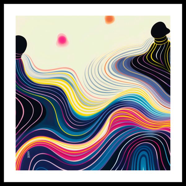 Plakat 60x60cm Wodnista Tafla zdjęcie 3