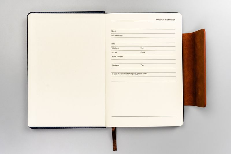 notes ptn not-9-6447 navy-brown zdjęcie 4