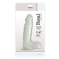 Dildo JELLY DILDO REAL RAPTURE CLEAR 7.5