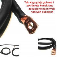 Przewód spawalniczy 50mm2 kabel masowy + ZAKUCIE