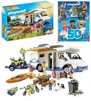 PLAYMOBIL KAMPER RODZINNE AUTO KEMPINGOWE PRZYCZEPA WYCIECZKA KAMPEREM 9318
