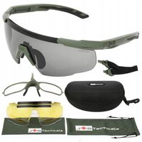 OKULARY OCHRONNE TAKTYCZNE WOJSKOWE STRZELECKIE ANTIFOG POLARYZACYJNE