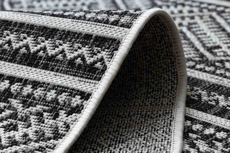RUG/LU/VINEA/ZIGZAK/BLACK+WHITE/140x190 zdjęcie 6