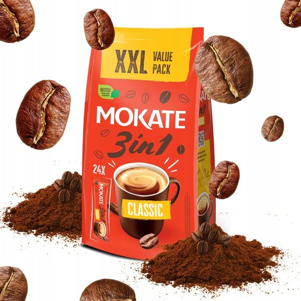 Napój kawowy Mokate 3w1 Classic 24 saszetki zdjęcie 9