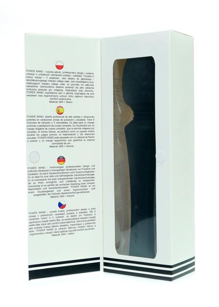 Stymulator-Rechargeable Power Wand - Black zdjęcie 7
