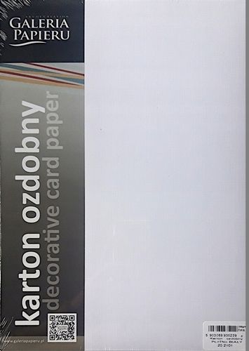karton ozdobny płótno biały (20) 240g na Arena.pl