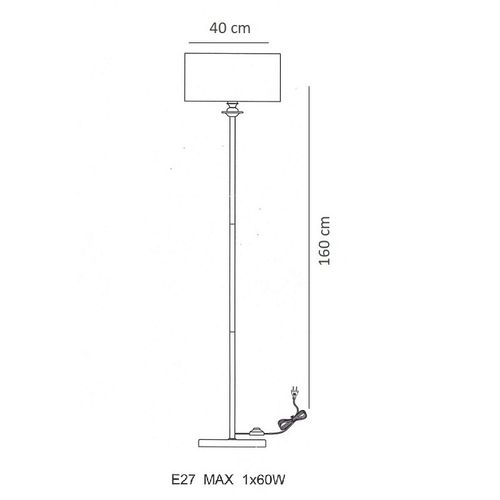 Lampa Podłogowa Berella Light Adozo F BL3380 na Arena.pl