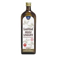 Olej lniany nieoczyszczony 500ml - LENVITOL