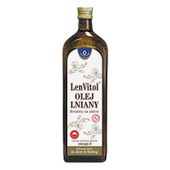 Olej lniany nieoczyszczony 500ml - LENVITOL
