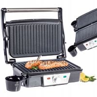 GRILL ELEKTRYCZNY TOSTER DO KANAPEK PANIN ROZKŁADANY OPIEKACZ RIWALL