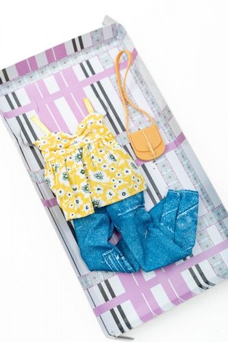 Ubranka dla Lalek SPODNIE BLUZKA TOREBKA Ciuchy  A1 na Arena.pl