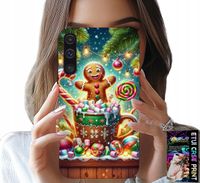 ETUI DO SAMSUNG A50 / A30S - PIERNIK PIERNIKI ŚWIĄTECZNE WZORY +SZKŁO