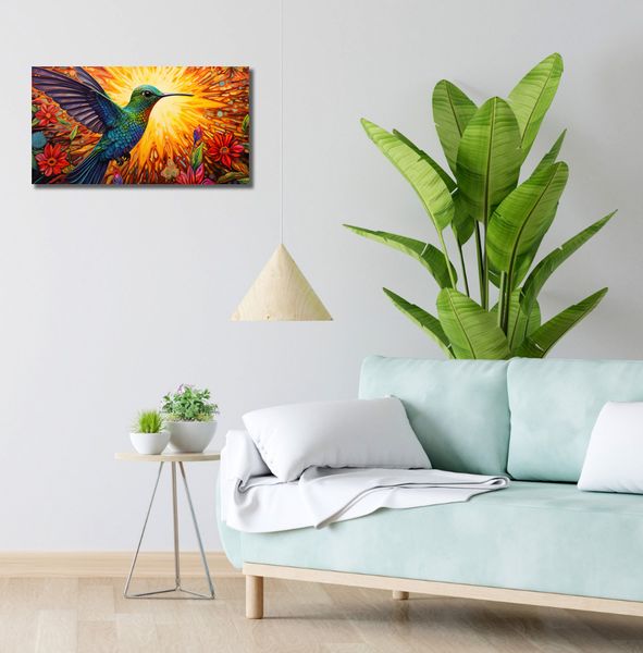 Obraz 60x30cm Koliber Barw zdjęcie 2