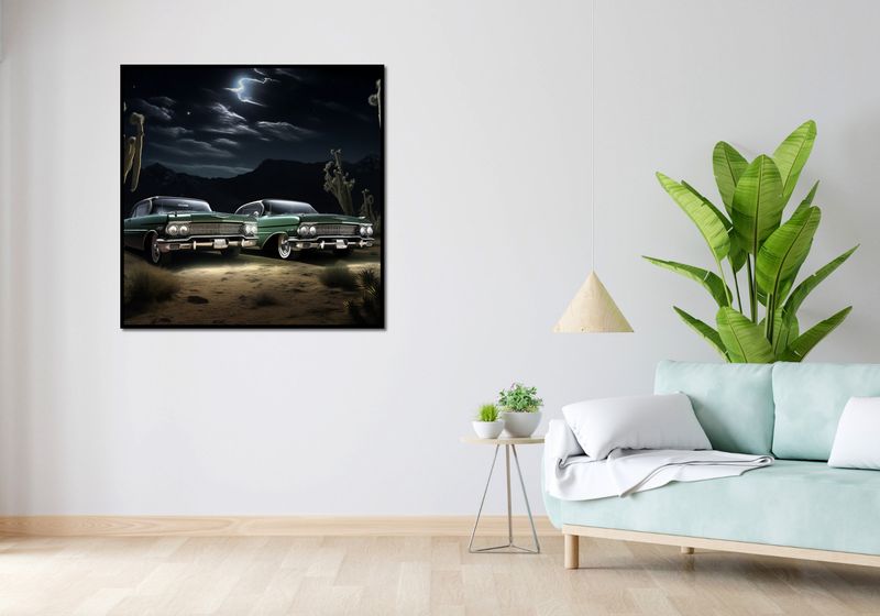 Plakat 100x100cm Nostalgiczne Spotkanie zdjęcie 4
