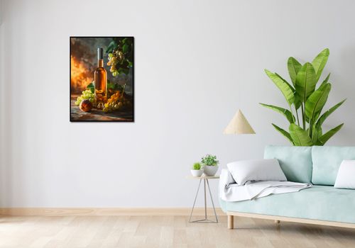 Plakat 60x80cm Bursztynowe Wino na Arena.pl
