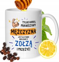 Kubek Dla Karola Kolegi Przyjaciela Męża Z Nadrukiem Prezent Biały 330Ml
