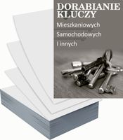 Ulotki A6 reklamowe firmowe 5000szt projekt w cenie DORABIANIE KLUCZY