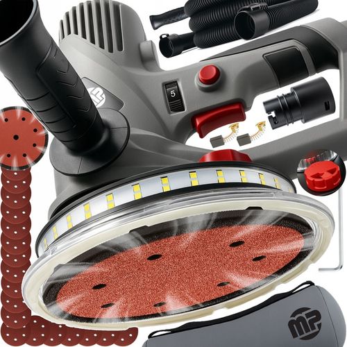 SZLIFIERKA szlifowania GIPSU GŁADZI TYNKÓW TYNKU ścian sufitów LED na Arena.pl