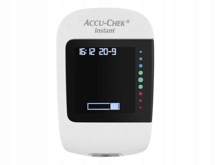 Glukometr Accu-Chek Instant, mg/dL+ NAKŁUWACZ + PASKI Nowy! zdjęcie 3