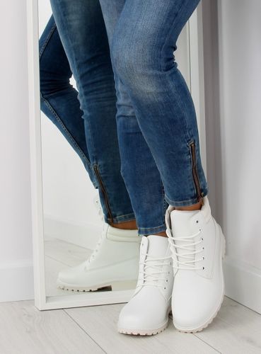 Timberki mono-colour białe BL83 White - 41 na Arena.pl