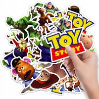 NAKLEJKI ETYKIETY NA ZESZYT NALEPKA Z POSTACIAMI TOY STORY BUZZ WZORY 10SZT