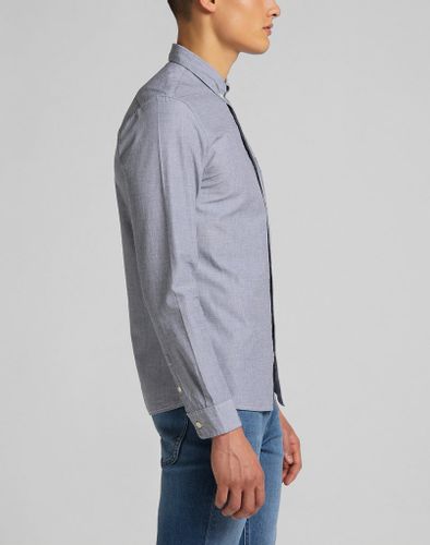MĘSKA KOSZULA MATERIAŁOWA LEE SLIM BUTTON DOWN CLOUDBURST GREY L66XNFJE M na Arena.pl