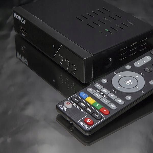 Tuner dekoder DVB-T/T2 WIWA H.265 PRO TV naziemna zdjęcie 3