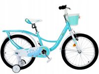 ROWER ROWEREK DZIECIĘCY KOŁO 20 RAMA 11,5" Z KOSZYCZKIEM KÓŁKA BOCZNE