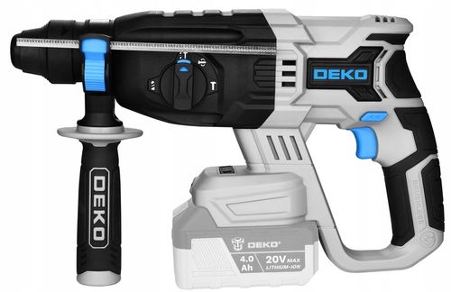 MŁOT UDAROWY MŁOTOWIERTARKA AKUMULATOROWA UDAROWA SDS+ WALIZKA 3J DEKO na Arena.pl