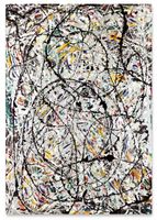 Plakat cyfrowy do wydruku abstrakcja pollock