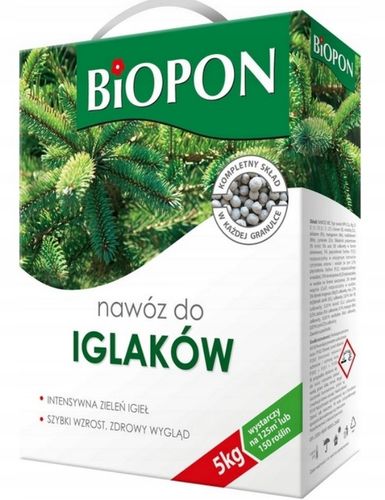 BIOPON Nawóz do Iglaków 5kg NPK i mikroskładniki na Arena.pl
