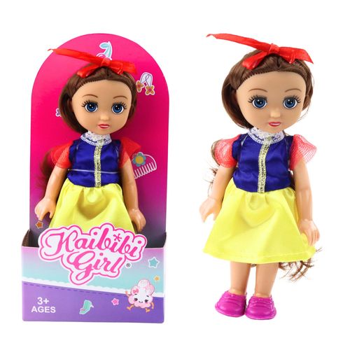 Mini Laleczka Księżniczka Korona Zdobiona Sukienka 17cm Mix na Arena.pl