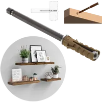 Niewidoczne mocowanie podpórka wspornik półek GTV Clear, brąz, 12 x 120 mm