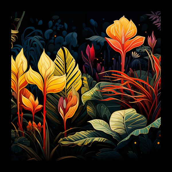 Plakat 20x20cm Tropikalna Symfonia zdjęcie 2