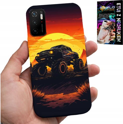 ETUI DO XIAOMI POCO M3 PRO 5G - MONSTERTRUCK, CIĘŻARÓWKA, WZORY + SZKŁO na Arena.pl