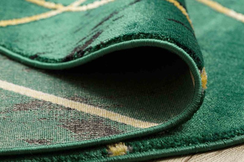 RUG/LU/ESTEMA/MARBLEGEO/BOTTLEGREEN+GOLD/R120 zdjęcie 7